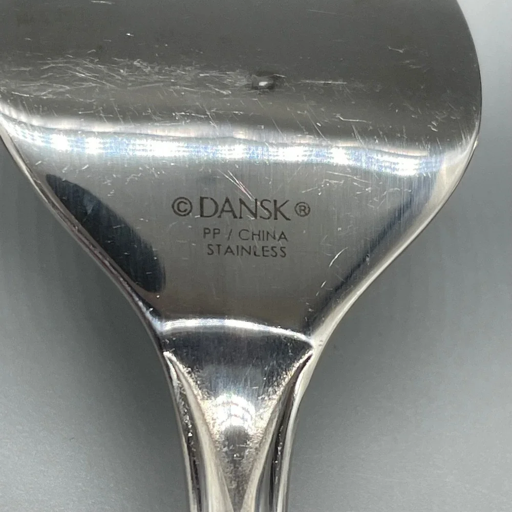Dansk‎ ALSACE Stainless Steel 3 Piece Serving Set Slotted Spoon Meat Fork Spoon